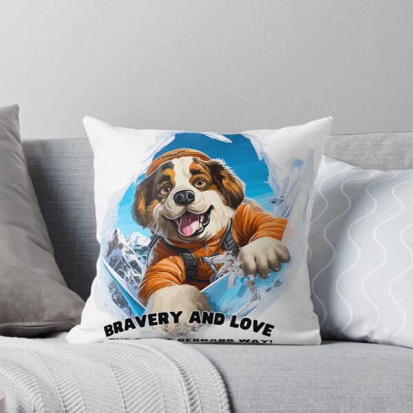 Item preview, Mountain Skiing Saint Bernard T-Shirt designed and sold by Moisky Art.