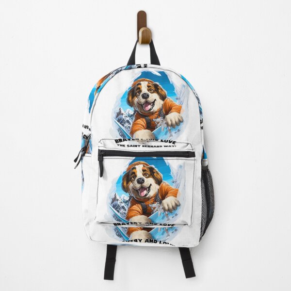 Item preview, Mountain Skiing Saint Bernard T-Shirt designed and sold by Moisky Art.