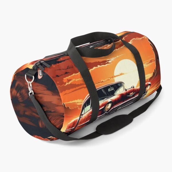 Item preview, Vintage american classic car in the desert at sunset designed and sold by AI-Only Creations.
