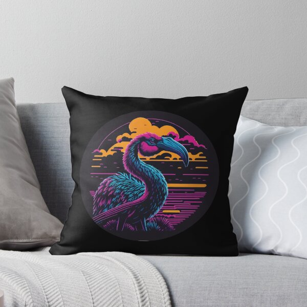 Item preview, Retro Neon Pink Flamingo designed and sold by Getup-clothing.