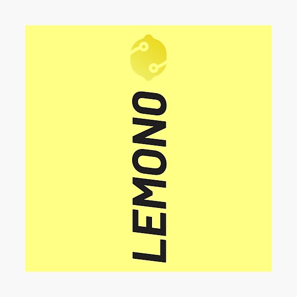 Item preview, Lemono Basic Logo Vertical designed and sold by The-Vault.