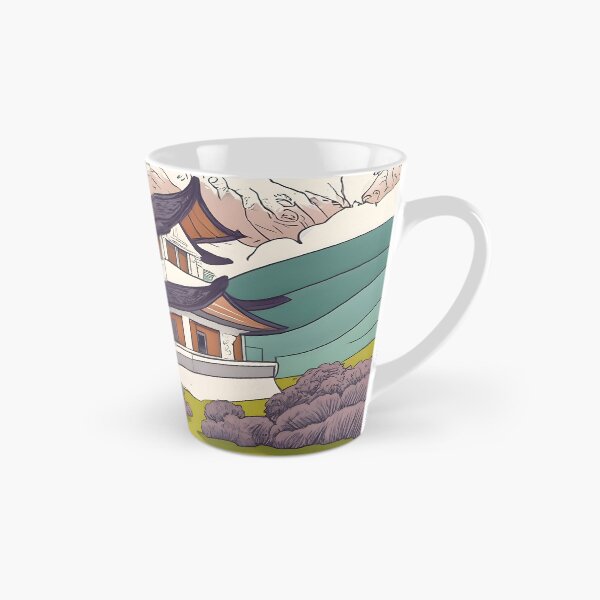 Item preview, Old Traditional Korean house Hanok Drawing designed and sold by Patricks-Art.