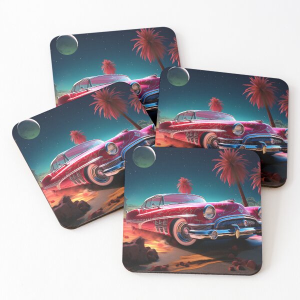 Item preview, 1950s Vintage classic american car wallpaper designed and sold by AI-Only Creations.