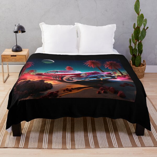 Item preview, 1950s Vintage classic american car wallpaper designed and sold by AI-Only Creations.