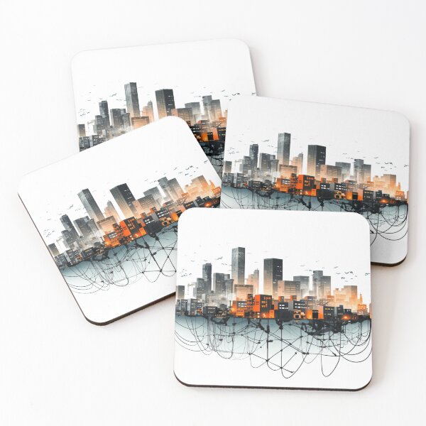 Item preview, Electricity in the city designed and sold by VECTORVAULT_.