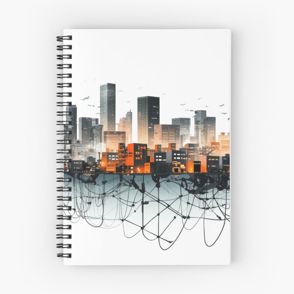 Item preview, Electricity in the city designed and sold by VECTORVAULT_.