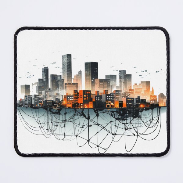 Item preview, Electricity in the city designed and sold by VECTORVAULT_.
