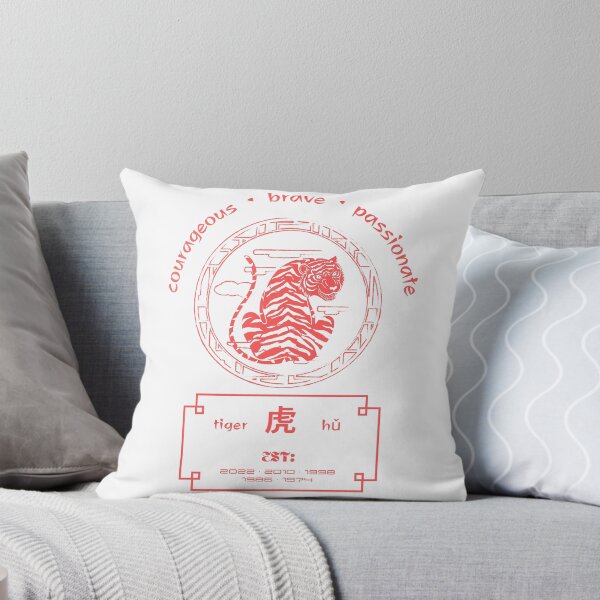 Item preview, Chinese zodiac year of the tiger t-shirt designed and sold by faux-prophet.