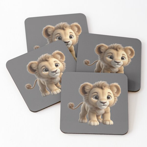 Item preview, Lion child, design, 3D, AI generated designed and sold by Woodoartdesign.