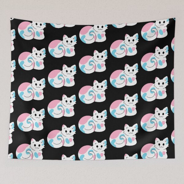 Item preview, Trans Pride Kitty designed and sold by LordCactopus.