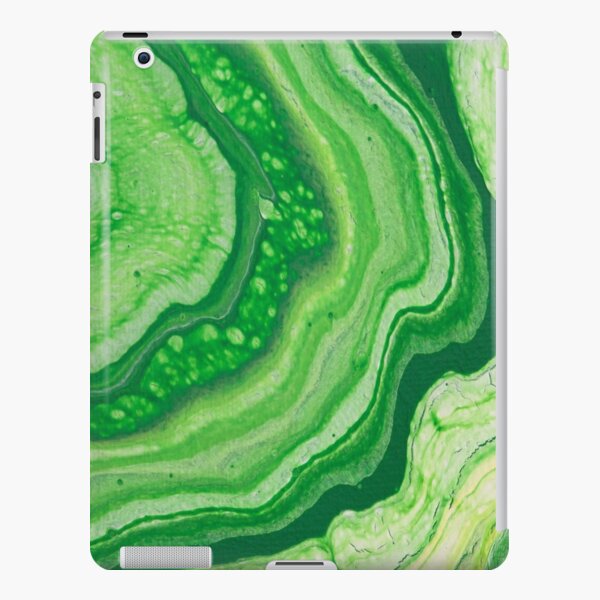 Green Geode Acrylic Pour iPad Snap Case