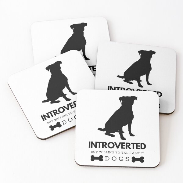 Item preview, Introverted But Willing To Talk About Dogs Design designed and sold by CarefulCreation.