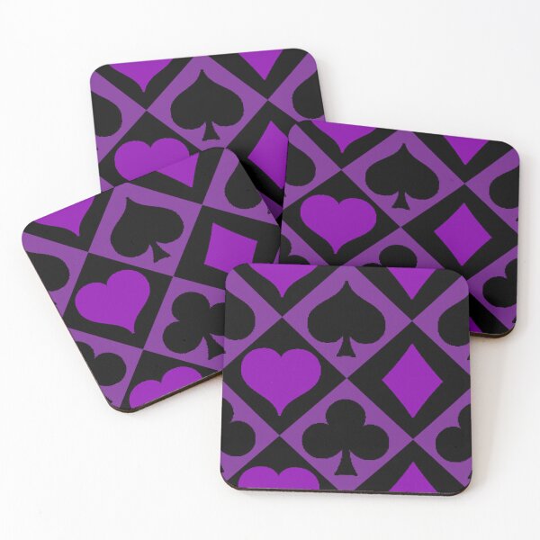 Item preview, Playing Card Style Black/Purple designed and sold by KelchKreatives.