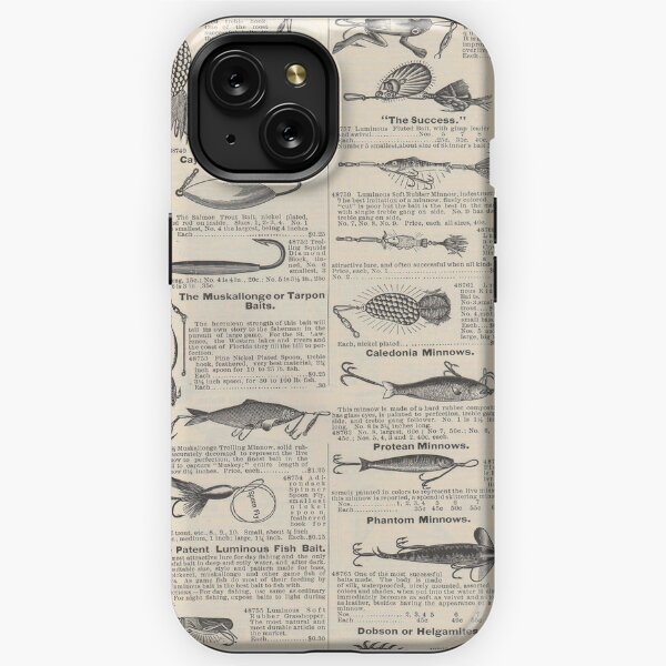Fish Holding a Fishing Pole iPhone 15 Pro Case by CSA Images