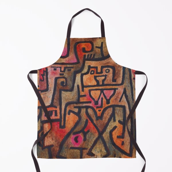 Aperçu de l'œuvre Klee Red Peinture Expressionniste Abstraite créée et vendue par antiqueart.