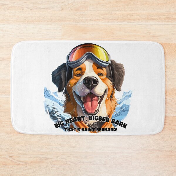 Item preview, Saint Bernard Snow Trailblazer: Mountain Ski Tee designed and sold by Moisky Art.