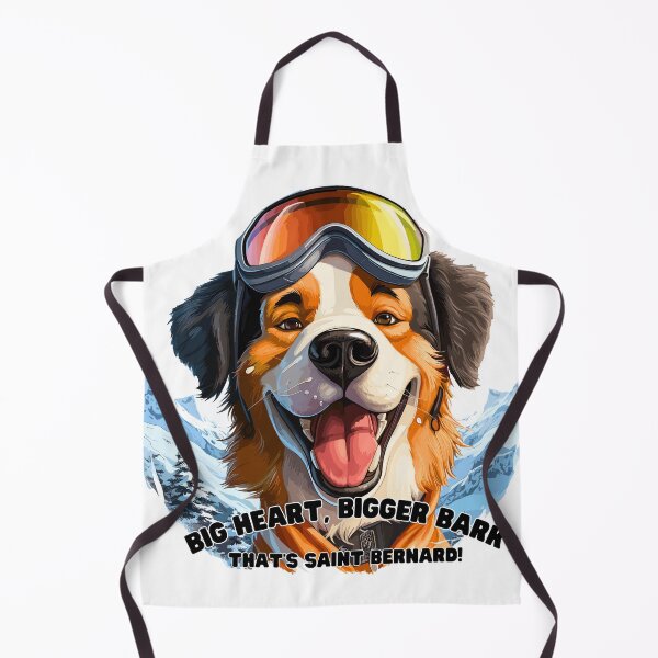 Item preview, Saint Bernard Snow Trailblazer: Mountain Ski Tee designed and sold by Moisky Art.