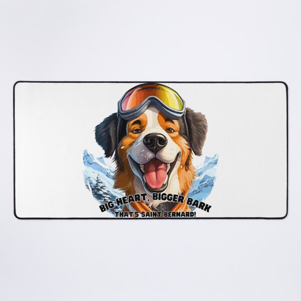 Item preview, Saint Bernard Snow Trailblazer: Mountain Ski Tee designed and sold by Moisky Art.