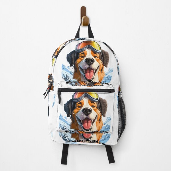 Item preview, Saint Bernard Snow Trailblazer: Mountain Ski Tee designed and sold by Moisky Art.