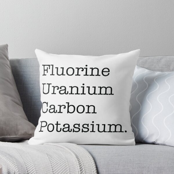 Item preview, Fluorine, Uranium, Carbon And Potassium designed and sold by ScienceCorner.
