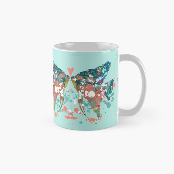 Item preview, Abstract Angelfish Paint Splatter Love Arty Design designed and sold by ginaisarty.