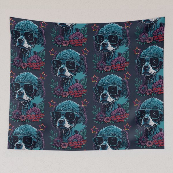 Item preview, star poodle dog designed and sold by Omarupattern51.