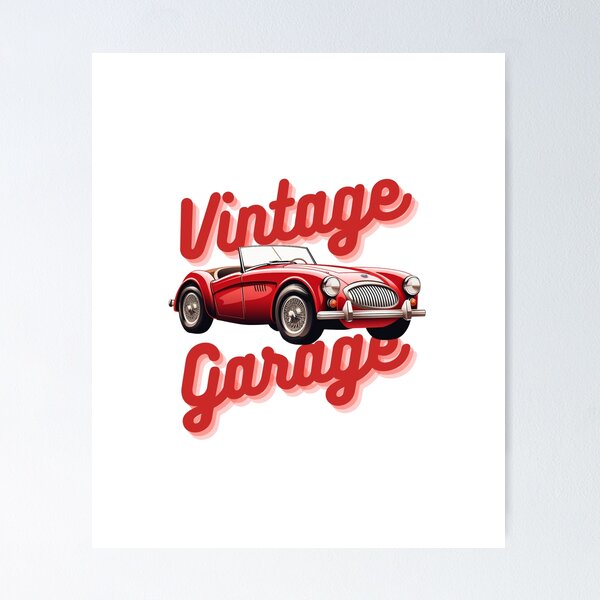Item preview, Timeless Wheels: Vintage Car Classics designed and sold by MajesticArtPL.