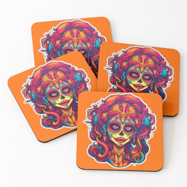 Item preview, Ethereal Dia de los Muertos: Exploring the Psychedelic Catrina designed and sold by Mr.Psychedelia.