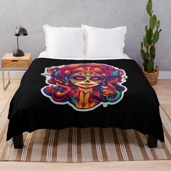 Item preview, Ethereal Dia de los Muertos: Exploring the Psychedelic Catrina designed and sold by Mr.Psychedelia.