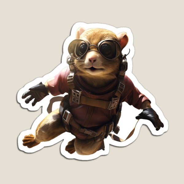 Item preview, Base Jumping Flying Squirrel designed and sold by yourfavdraw.