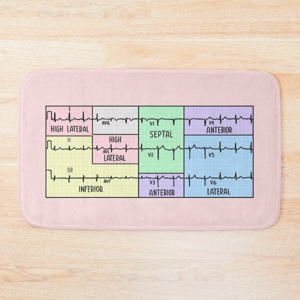 Item preview, Hand Drawn 12 Lead Electrocardiogram (ECG) Pastel designed and sold by SofiaSava01.