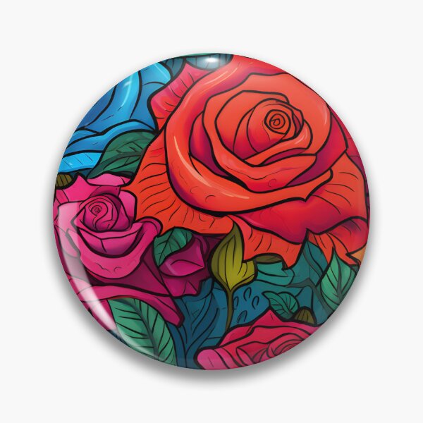 Item preview, Enchanted Roses Bright Colours designed and sold by ticklemyfancies.