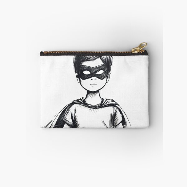 Item preview, Boy Wearing Hero mask, Sketch drawing designed and sold by GALAXY RACERS.