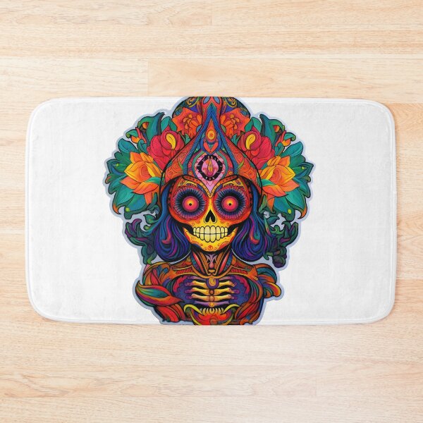 Item preview, Trippy Halloween Catrina: An Artistic Dive into the Macabre designed and sold by Mr.Psychedelia.