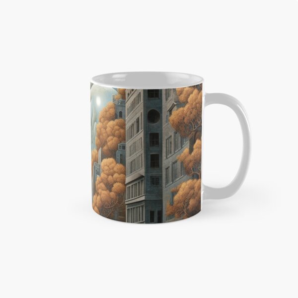 Item preview, Moonlight Autumn Leaves and Trees  in the City designed and sold by DigiDesignArt.