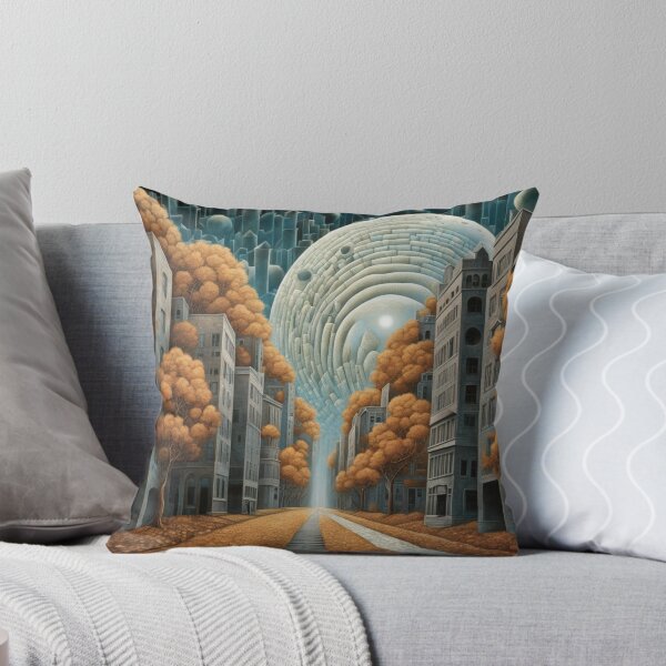 Item preview, Moonlight Autumn Leaves and Trees  in the City designed and sold by DigiDesignArt.