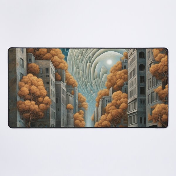 Item preview, Moonlight Autumn Leaves and Trees  in the City designed and sold by DigiDesignArt.