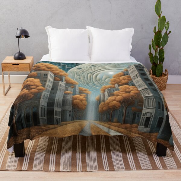 Item preview, Moonlight Autumn Leaves and Trees in the City designed and sold by DigiDesignArt.