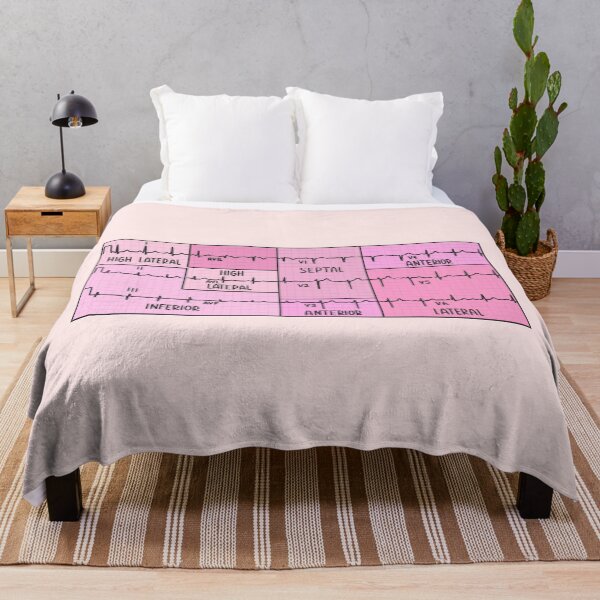 Item preview, Hand Drawn Electrocardiogram (ECG) Pink designed and sold by SofiaSava01.