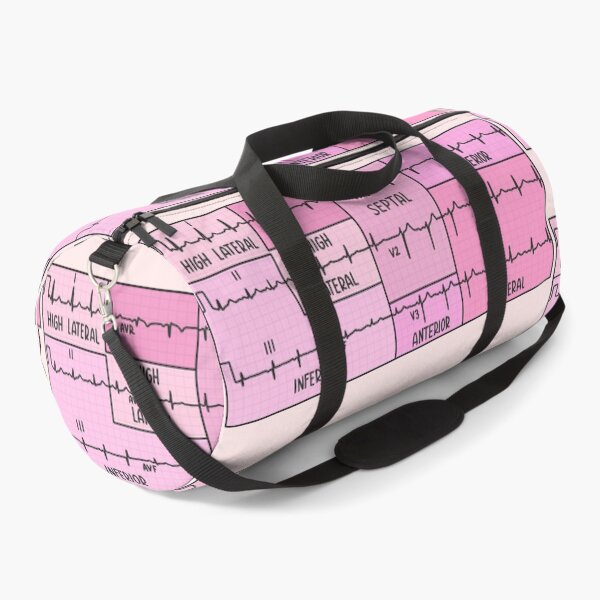 Item preview, Hand Drawn Electrocardiogram (ECG) Pink designed and sold by SofiaSava01.