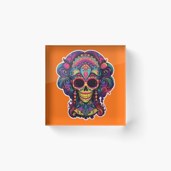 Item preview, Dia de los Muertos Delirium: Psychedelic Catrina designed and sold by Mr.Psychedelia.
