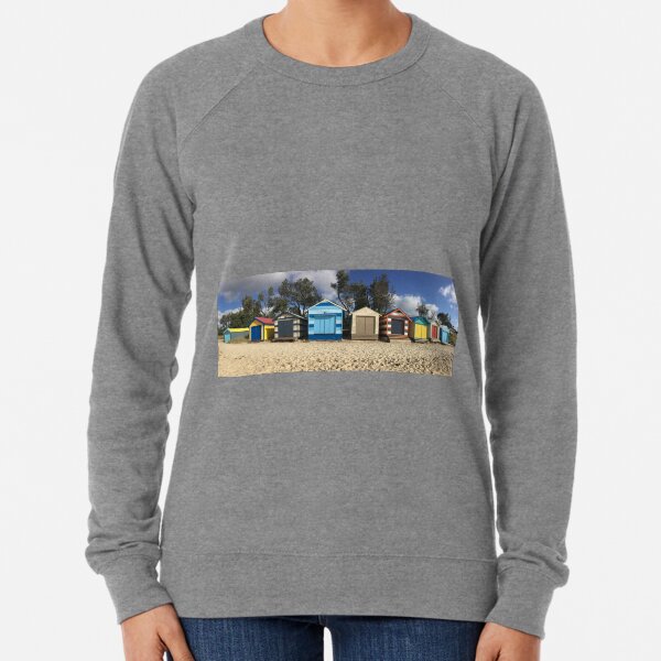 Dromana beach huts Lightweight Sweatshirt