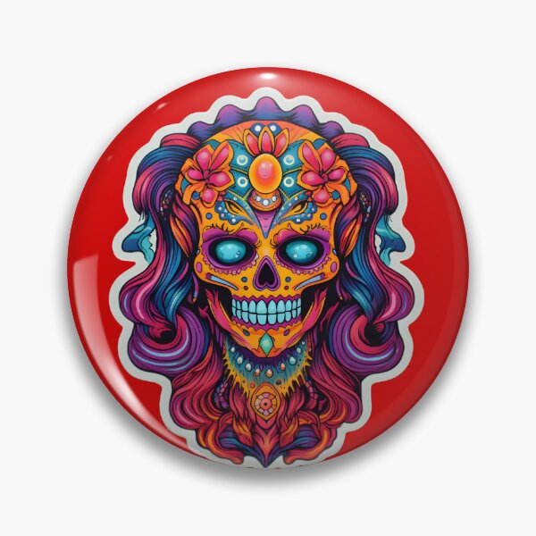 Item preview, Cosmic Calaca: A Psychedelic Catrina designed and sold by Mr.Psychedelia.