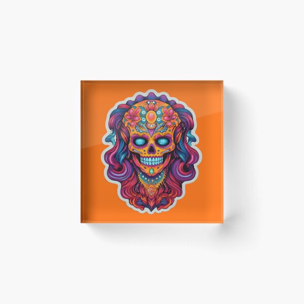 Item preview, Cosmic Calaca: A Psychedelic Catrina designed and sold by Mr.Psychedelia.