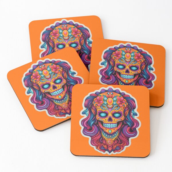 Item preview, Cosmic Calaca: A Psychedelic Catrina designed and sold by Mr.Psychedelia.