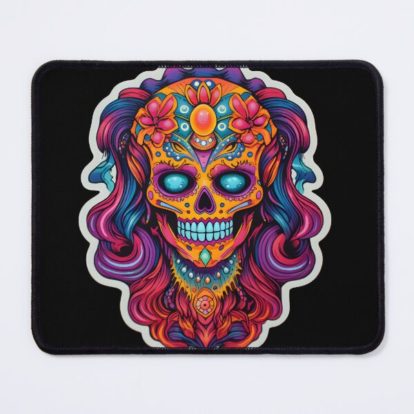 Item preview, Cosmic Calaca: A Psychedelic Catrina designed and sold by Mr.Psychedelia.