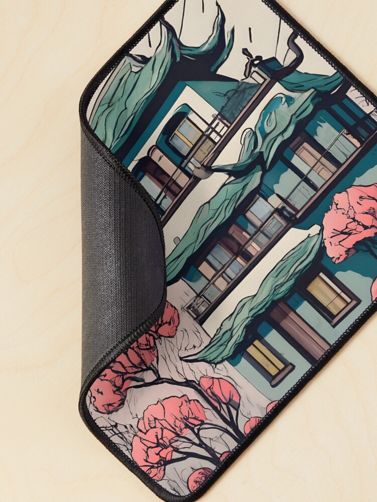 Thumbnail 2 of 5, Mouse Pad, Old Traditional Chinese house Siheyuan Drawing designed and sold by Patricks-Art.