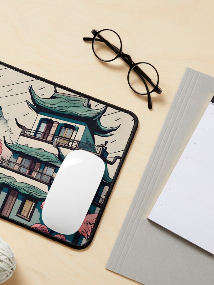 Thumbnail 3 of 5, Mouse Pad, Old Traditional Chinese house Siheyuan Drawing designed and sold by Patricks-Art.