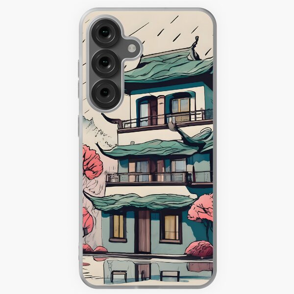 Item preview, Old Traditional Chinese house Siheyuan Drawing designed and sold by Patricks-Art.