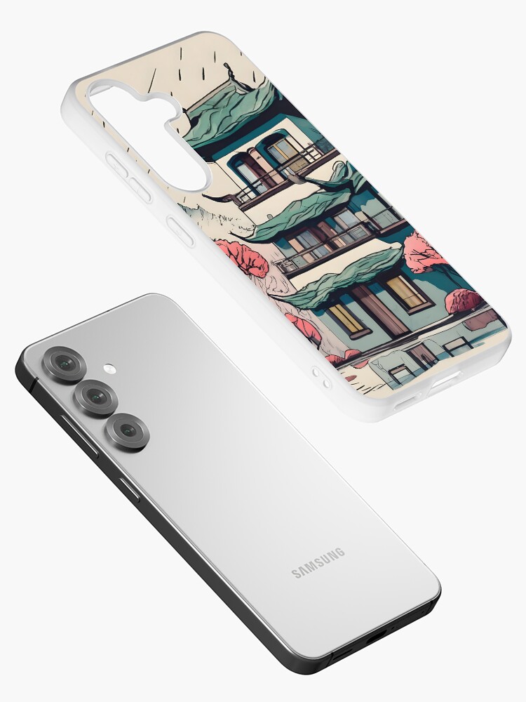 Thumbnail 2 of 4, Samsung Galaxy Phone Case, Old Traditional Chinese house Siheyuan Drawing designed and sold by Patricks-Art.